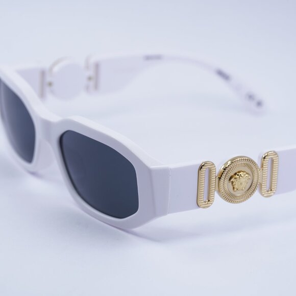 Versace Kids VK4429U 314/87 Sunglasses White Geometric Frame, Grey Lenses - Picture 7 of 10